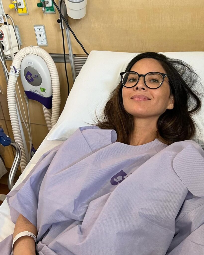 Olivia Munn, who is battling breast cancer, underwent hysterectomy surgery, the actress revealed mastram