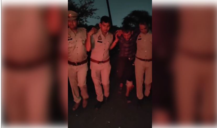 Noida Police shot a miscreant in an encounter, arrested him after he got injured, Noida News in Hindi mastram