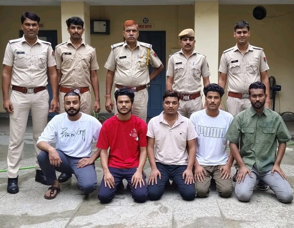 Kota: Five miscreants arrested for attempting murder by deadly attack, Kota News in Hindi mastram